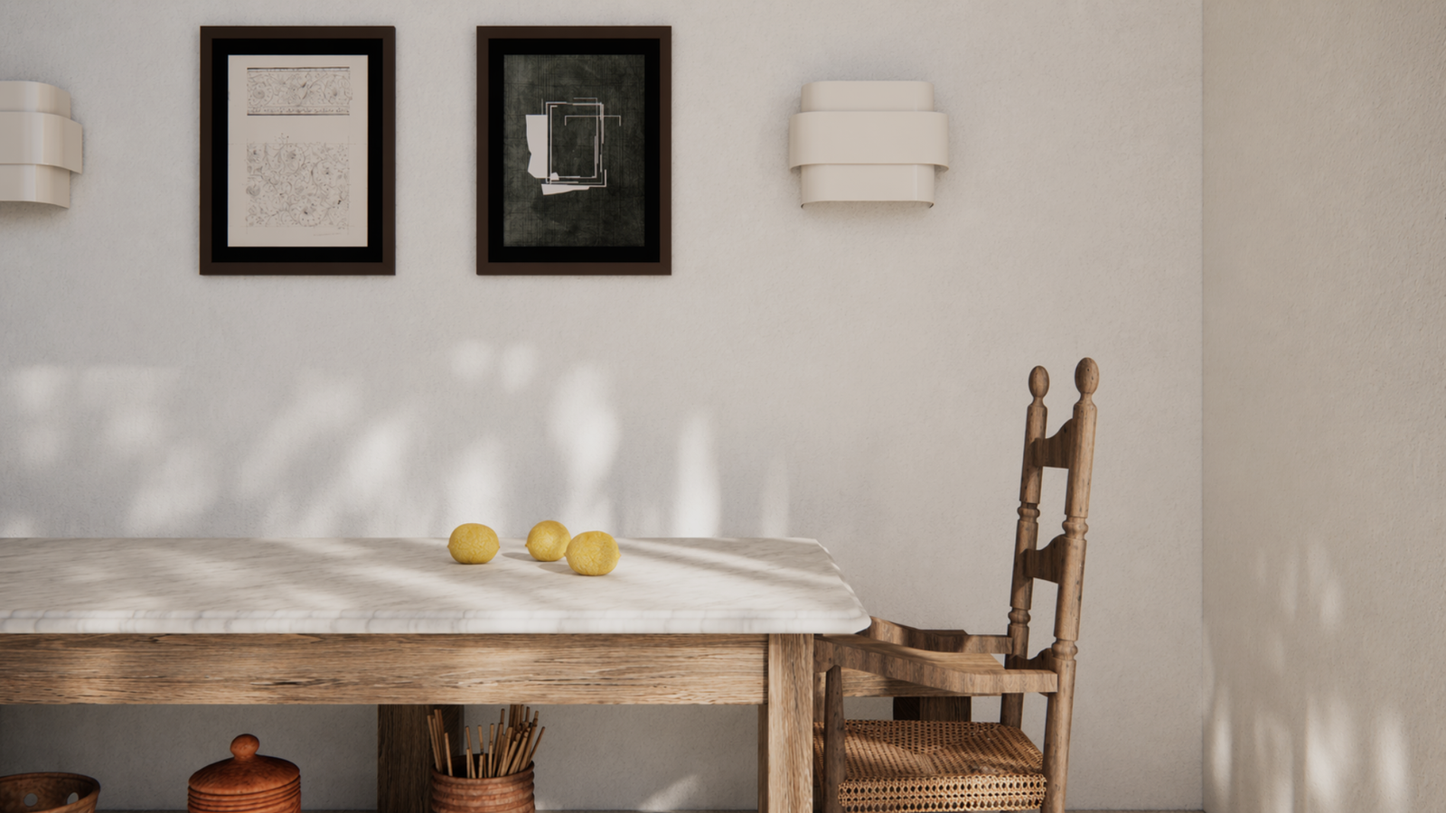 23. Kitchen Table Detail